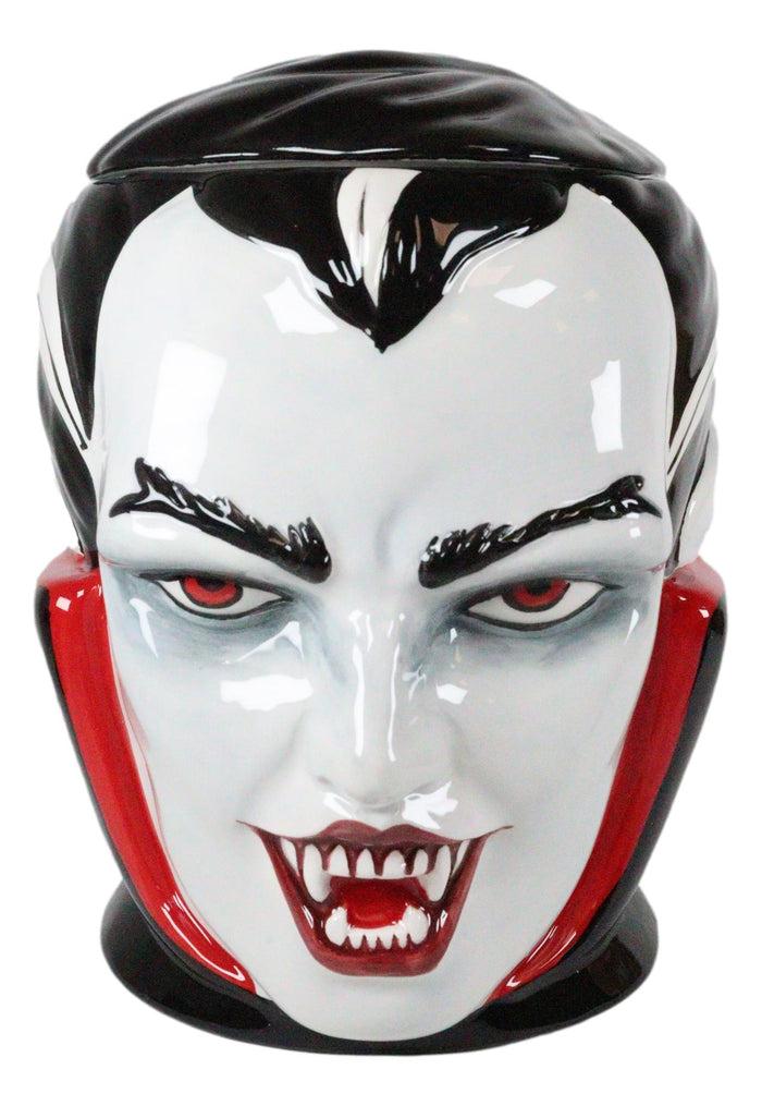 Ebros Gift Ebros Ceramic Count Dracula Vampire Cookie Jar Decorative Figurine 7.75" Tall