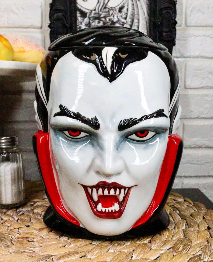 ebros gift Ebros Ceramic Count Dracula Vampire Cookie Jar Decorative Figurine 7.75" Tall