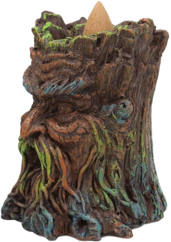 Ebros Gift Ebros Cernunnos Greenman Ent Backflow Incense Cone Burner Statue 3.25" H Decor