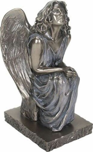 ebros gift Ebros Christchurch Waiting Angel Of New Zealand Cathedral Figurine Replica 9.25"