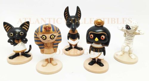 ebros gift Ebros Classic Weegyptian Pharaoh King Tut Anubis Horus Bastet Mummy Figurine Set of 5
