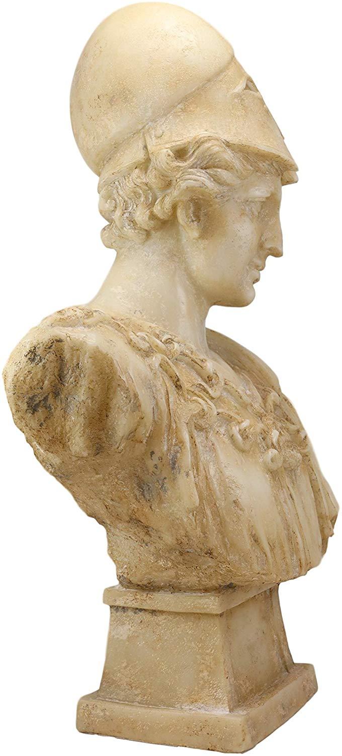 Ebros Gift Ebros Classical Ancient Greek Goddess Athena Of Velletri Pallas Bust Statue 20"H