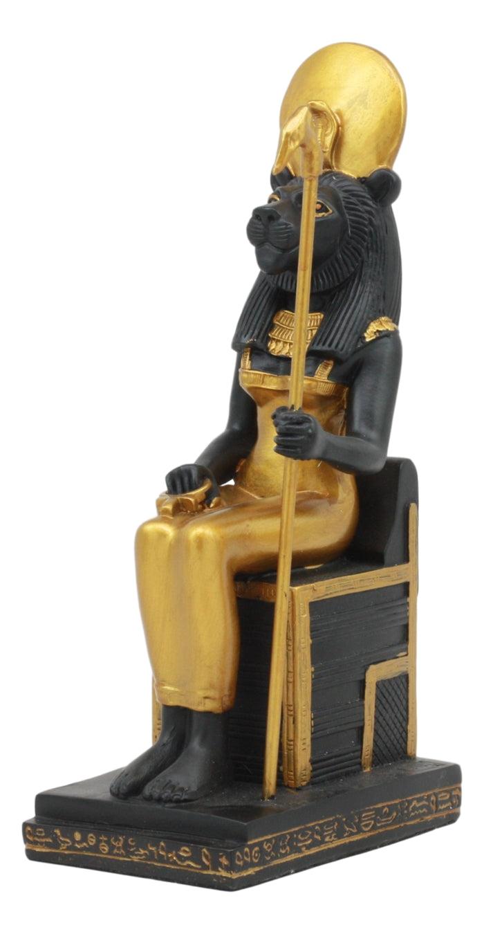 Ebros Gift Ebros Classical Egyptian Gods And Goddesses Seated On Throne Statue Gods Of Egypt Ruler Of Mankind Decorative Figurine … (Sekhmet Gof Of War)