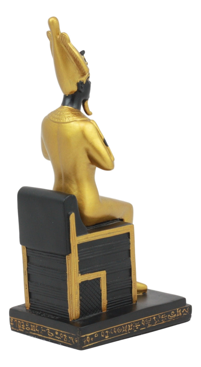 Ebros Gift Ebros Classical Egyptian Gods And Goddesses Seated On Throne Statue Gods Of Egypt Ruler Of Mankind Decorative Figurine … (Osiris God Of The Afterlife)