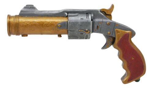 Ebros Gift Ebros Colonel Fizziwigs Vintage Design Decorative Steampunk Gun Pistol Prototype Figurine 8" Long Victorian Sci Fi Decor Prop Statue