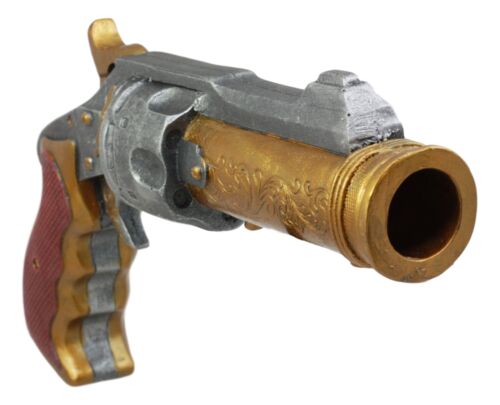 Ebros Gift Ebros Colonel Fizziwigs Vintage Design Decorative Steampunk Gun Pistol Prototype Figurine 8" Long Victorian Sci Fi Decor Prop Statue