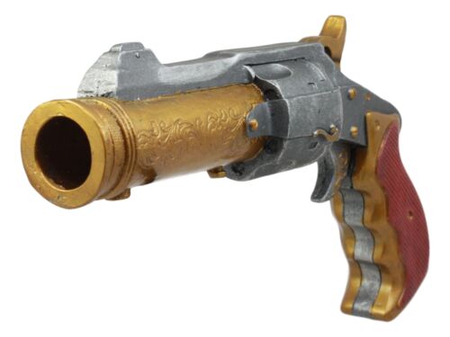 Ebros Gift Ebros Colonel Fizziwigs Vintage Design Decorative Steampunk Gun Pistol Prototype Figurine 8" Long Victorian Sci Fi Decor Prop Statue