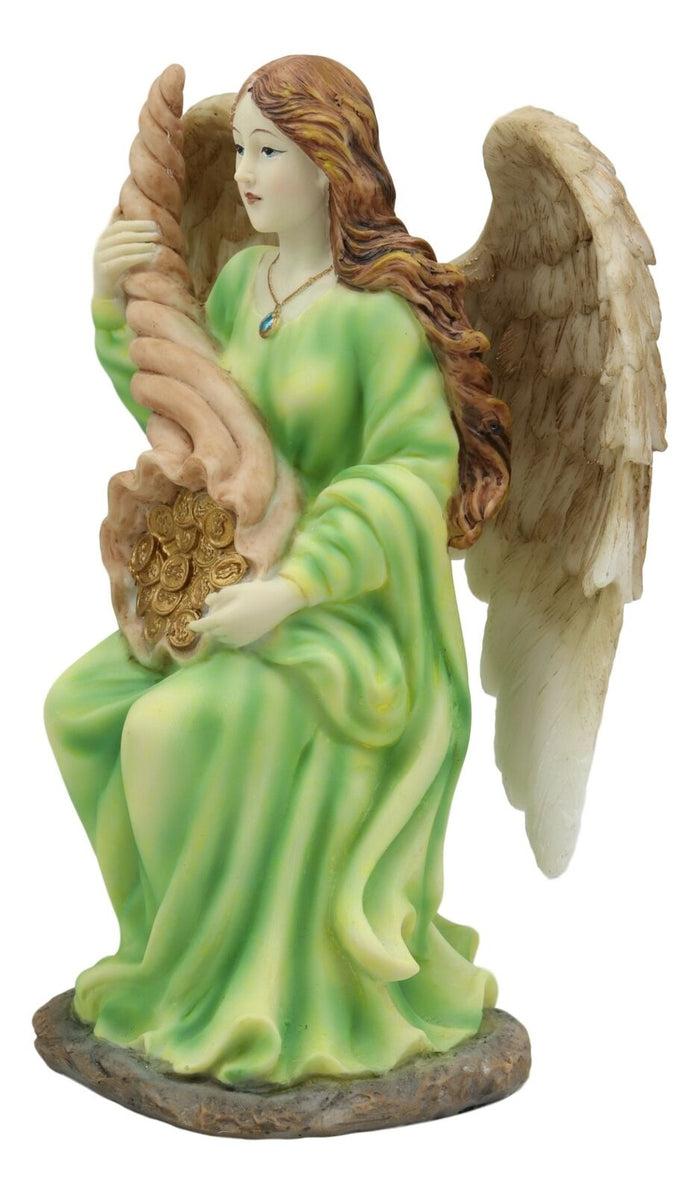 Ebros Gift Ebros Colorful Sitting Roman Angel Of Abundance Prosperity Positive Energy Statue 7"H