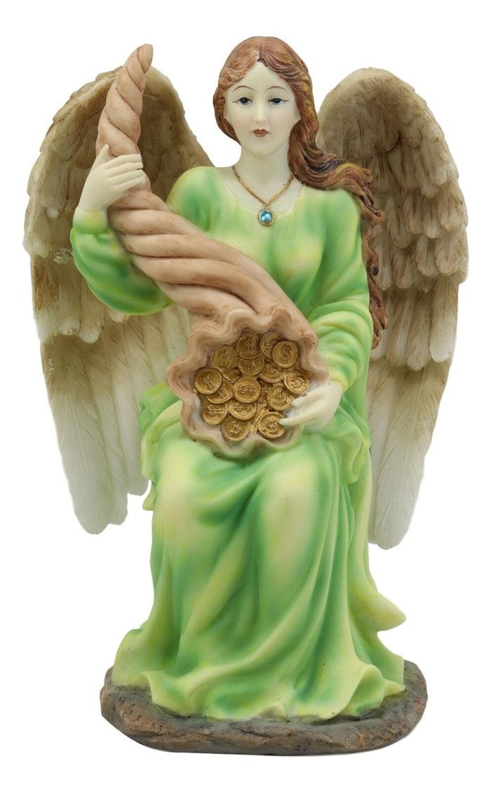 Ebros Gift Ebros Colorful Sitting Roman Angel Of Abundance Prosperity Positive Energy Statue 7"H