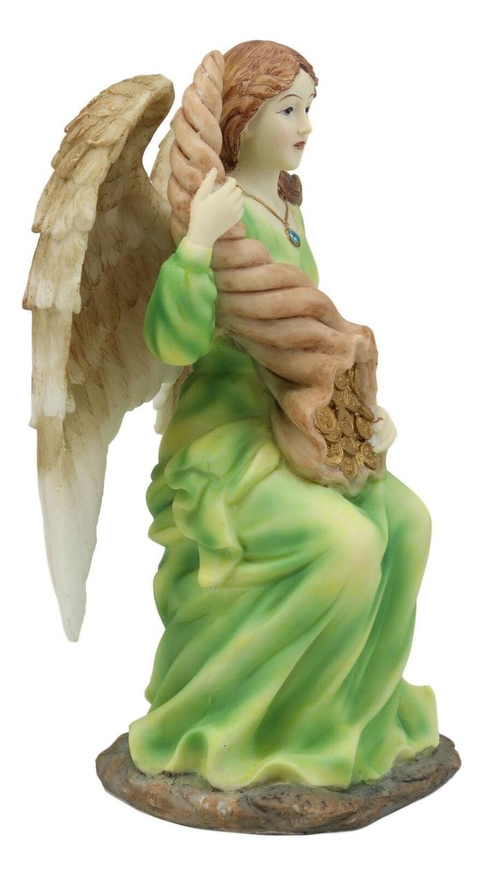 Ebros Gift Ebros Colorful Sitting Roman Angel Of Abundance Prosperity Positive Energy Statue 7"H