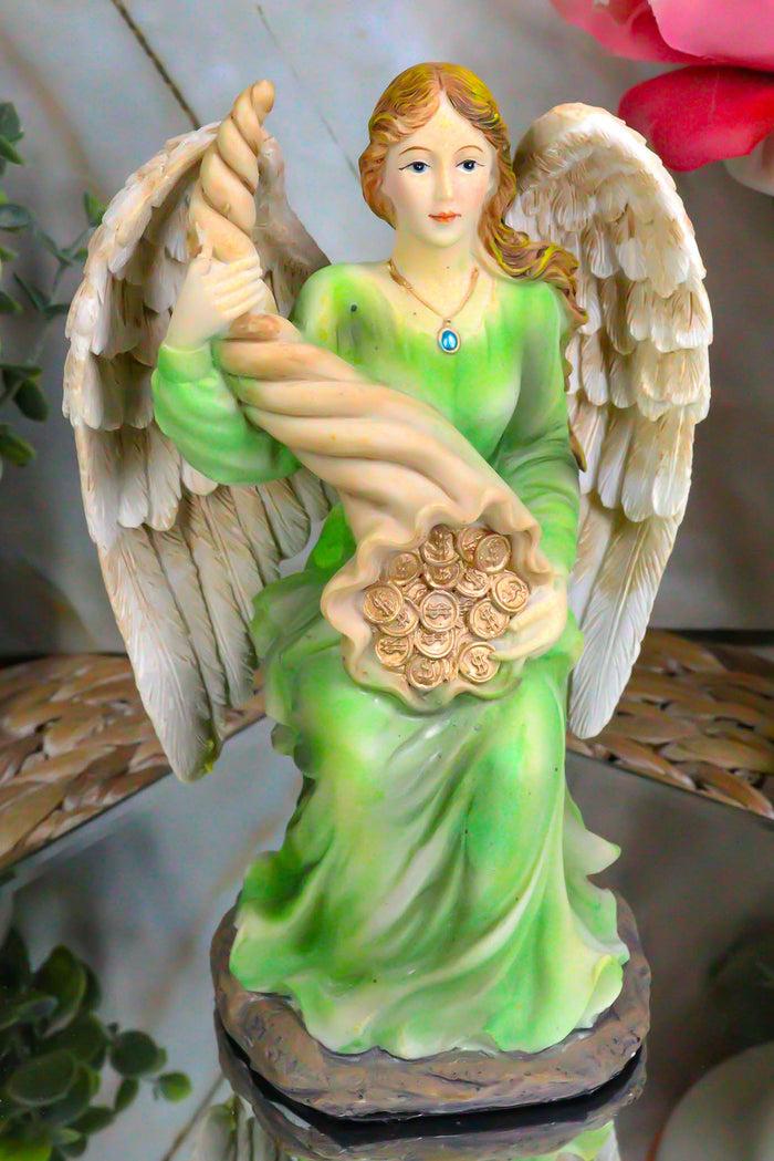 ebros gift Ebros Colorful Sitting Roman Angel Of Abundance Prosperity Positive Energy Statue 7"H