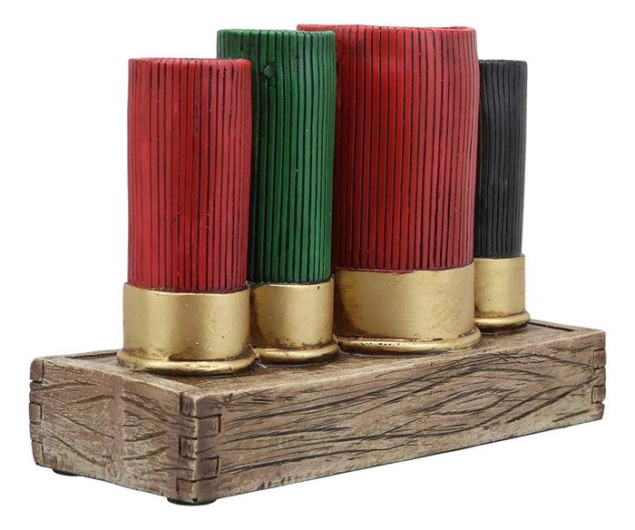 Ebros Gift Ebros Colorful Western 12 Gauge Shotgun Shells Replica Vanity Bathroom Counter Top Toothbrush Toothpaste Shaver Holder Stationery Pen Organizer Country Rustic Home Cabin Lodge Hunter Decor Figurine