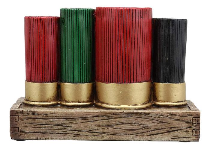 ebros gift Ebros Colorful Western 12 Gauge Shotgun Shells Replica Vanity Bathroom Counter Top Toothbrush Toothpaste Shaver Holder Stationery Pen Organizer Country Rustic Home Cabin Lodge Hunter Decor Figurine