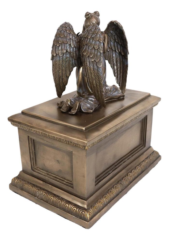Ebros Gift Ebros Comforting Twin Angels Solace Cremation Urn Memorial Figurine 200 CuIn