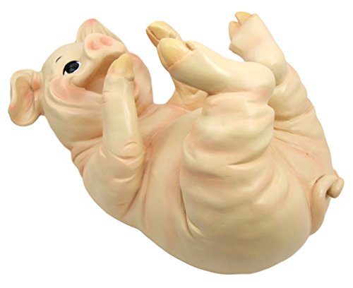 Ebros Gift Ebros Comical Pork Chops Pig Wine Holder Figurine Sculpture Kitchen Hosting Organizing Decor