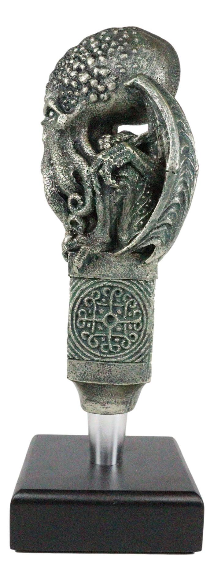 Ebros Gift Ebros Cosmic God Cthulhu Kraken Octopus Novelty Beer Tap Handle Figurine With Base