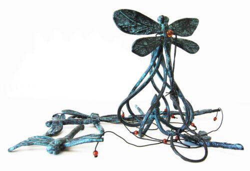 Ebros Gift Ebros Cottage Garden Dragonfly Aluminum Resonant Relaxing Wind Chime Patio Garden Decor