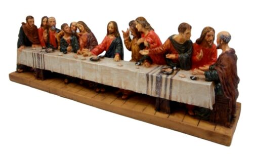 Ebros Gift Ebros Da Vinci The Last Supper Of Jesus And Disciples Holy Communion Figurine 12.25"L