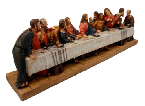 Ebros Gift Ebros Da Vinci The Last Supper Of Jesus And Disciples Holy Communion Figurine 12.25"L