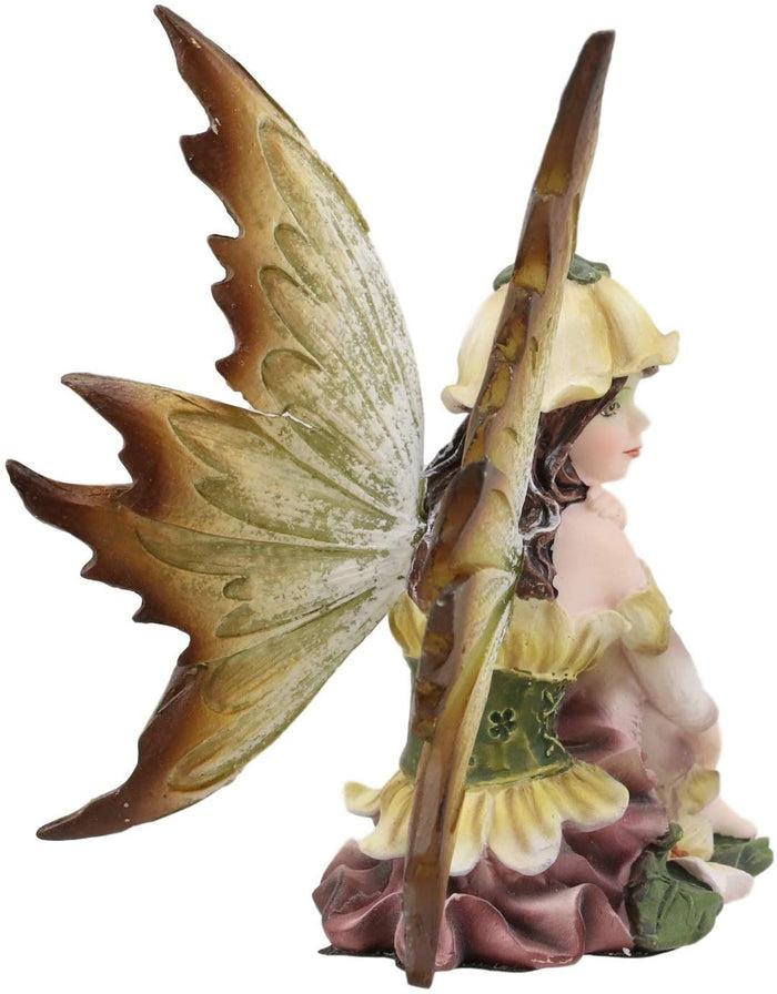 Ebros Gift Ebros Daffodil Sunflower Fairy Garden Figurine 4.25" Tall Fantasy Collectibles