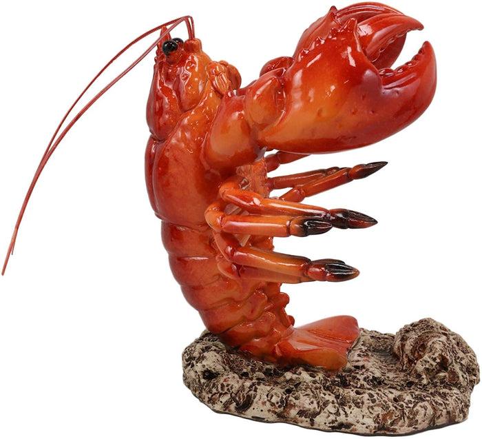 Ebros Gift Ebros Dancing Red Lobster Drunken Cajun Creole Delight Wine Bottle Holder 7.5"H