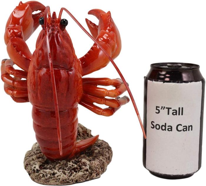 Ebros Gift Ebros Dancing Red Lobster Drunken Cajun Creole Delight Wine Bottle Holder 7.5"H