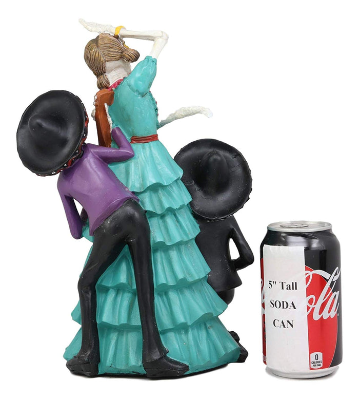 Ebros Gift Ebros Day Of The Dead Celebration Sugar Skull Dancer & Mariachi Band Skeletons Statue