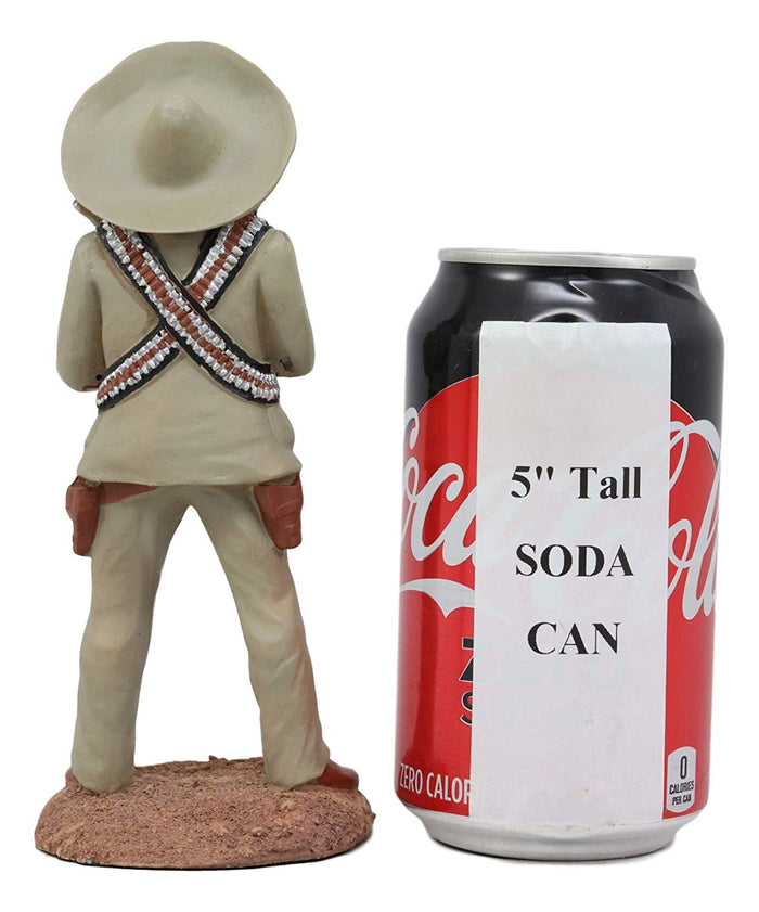 Ebros Gift Ebros Day Of The Dead General Pancho Villa With Dual Revolvers Skeleton Statue Governor Of Chihuahua Mexican Revolutionary Hero Of División Del Norte Sculpture Home Decor Halloween DOD Figurine