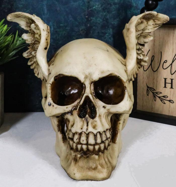ebros gift Ebros Day Of The Dead Guardian Angel Winged Skull Statue Time Waits For No Man Figure