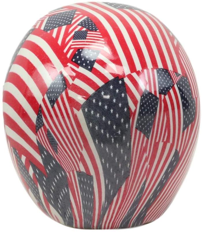 Ebros Gift Ebros Day Of The Dead Patriotic Liberty USA Flags Tattoo Sugar Skull Statue
