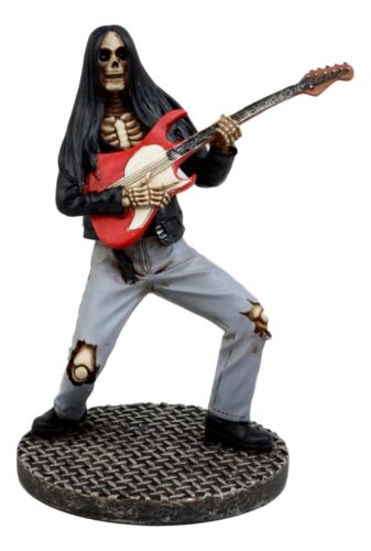ebros gift Ebros Day Of The Dead Skeleton Hell Rock Band Electric Guitarist Figurine