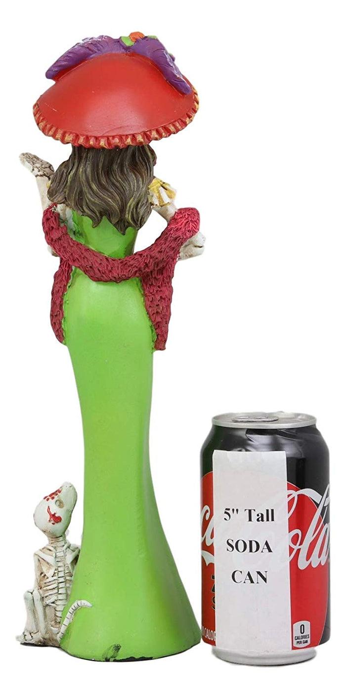 Ebros Gift Ebros Day Of The Dead Skeleton Lady Fiona With Green Gown Figurine 12.5" Tall