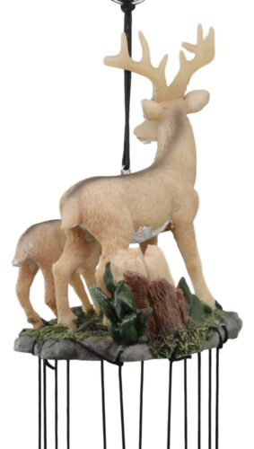 Ebros Gift Ebros Deer Wind Chime Doe With Fawn Deer Family Decorative Wind Chime Patio