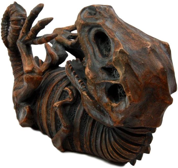 Ebros Gift Ebros Dinosaur T-Rex Skeleton Rusted Fossil 11.5" Long Wine Bottle Holder Caddy
