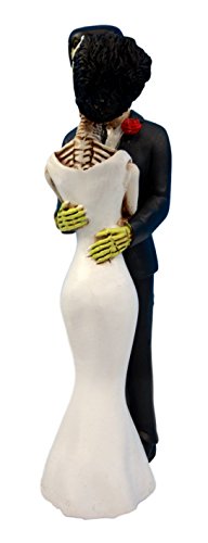 Ebros Gift Ebros DOD True Love Kiss Skeleton Frankenstein Bride And Groom Couple Figurine