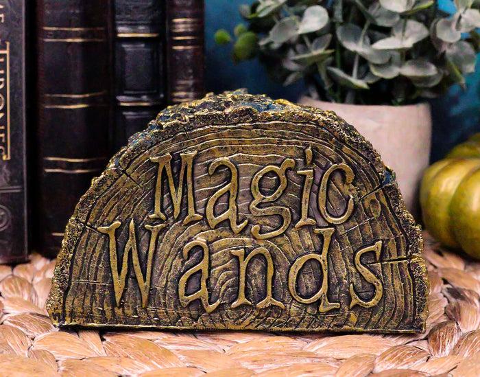 ebros gift Ebros Dryad Stump of Magic Wand Holder Stand Prop Accessory Decor Collectible