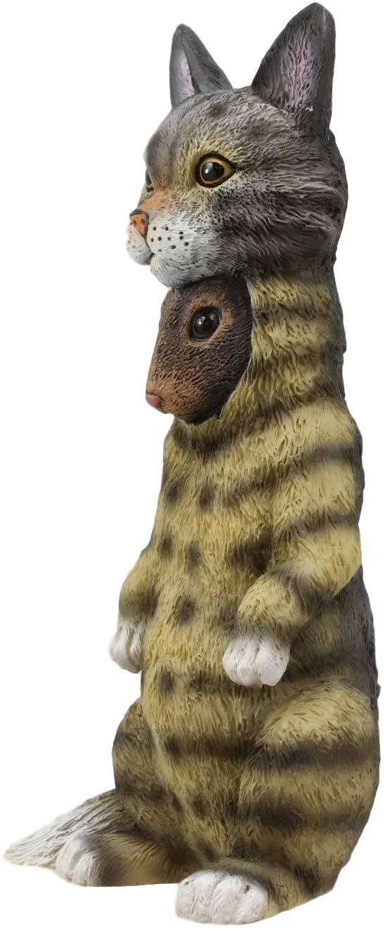 Ebros Gift Ebros Dupers Collection Mouse Rat Disguising As A Tabby Cat Statue 5.25" Tall