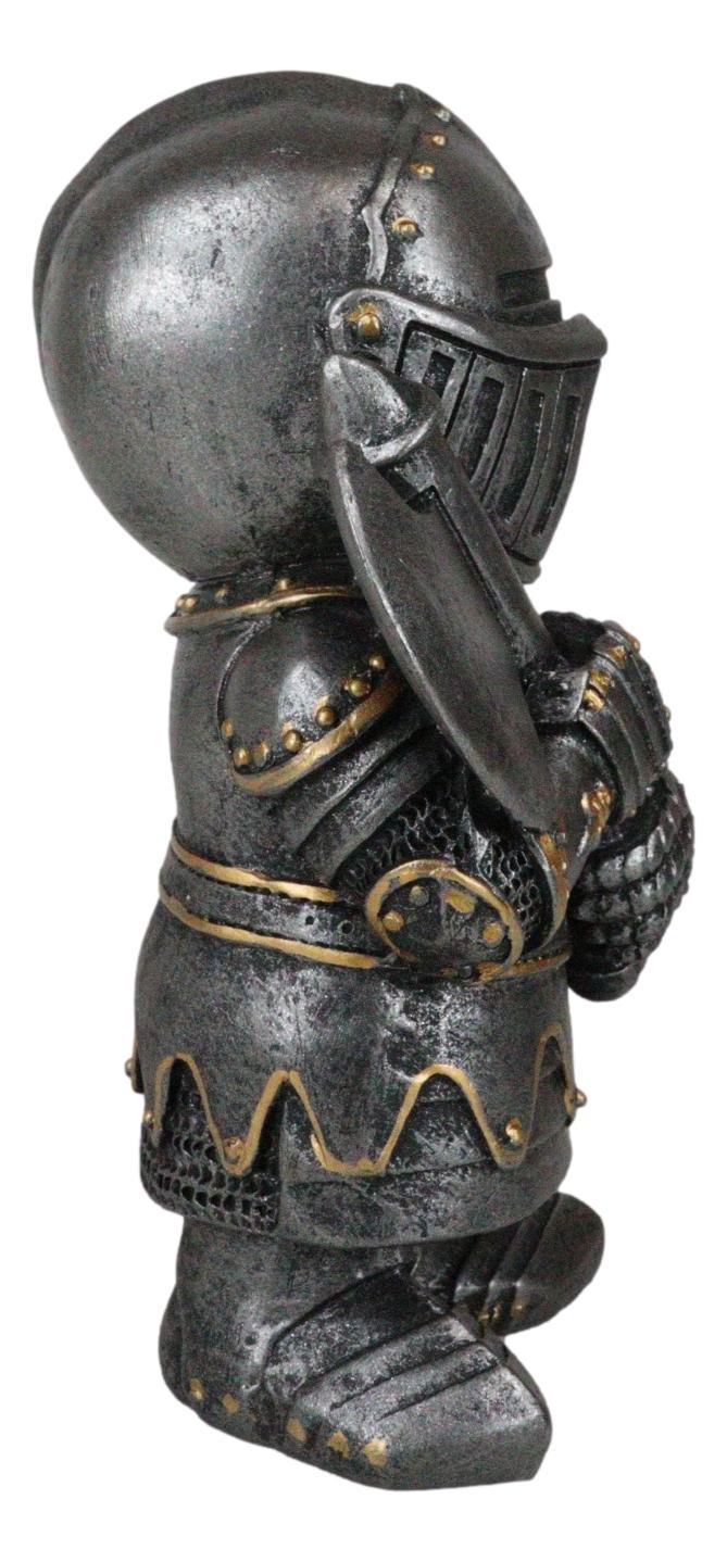 Ebros Gift Ebros Dwarf Axeman Medieval Knight Of The Cross Templar Crusader Figurine 4.5" H