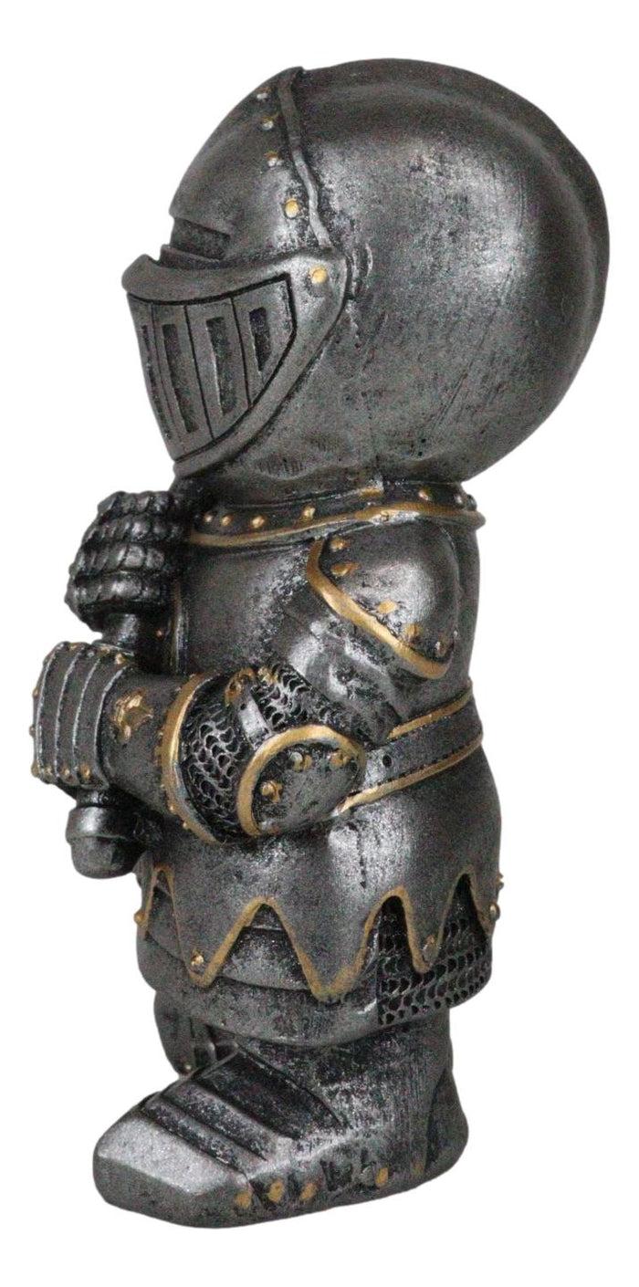 Ebros Gift Ebros Dwarf Axeman Medieval Knight Of The Cross Templar Crusader Figurine 4.5" H
