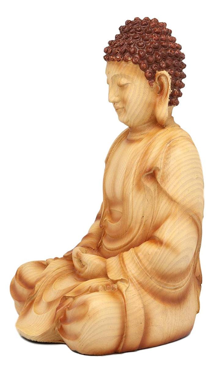 Ebros Gift Ebros Eastern Meditating Buddha Gautama Amitabha In Dhyana Mudra Pose Statue