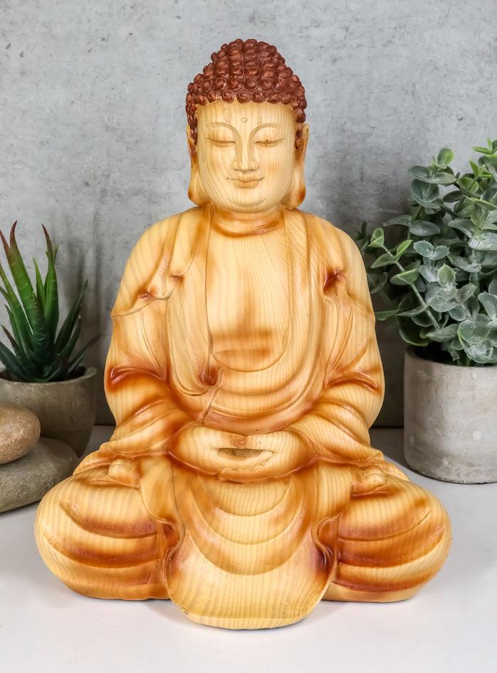 ebros gift Ebros Eastern Meditating Buddha Gautama Amitabha in Dhyana Mudra Pose Statue