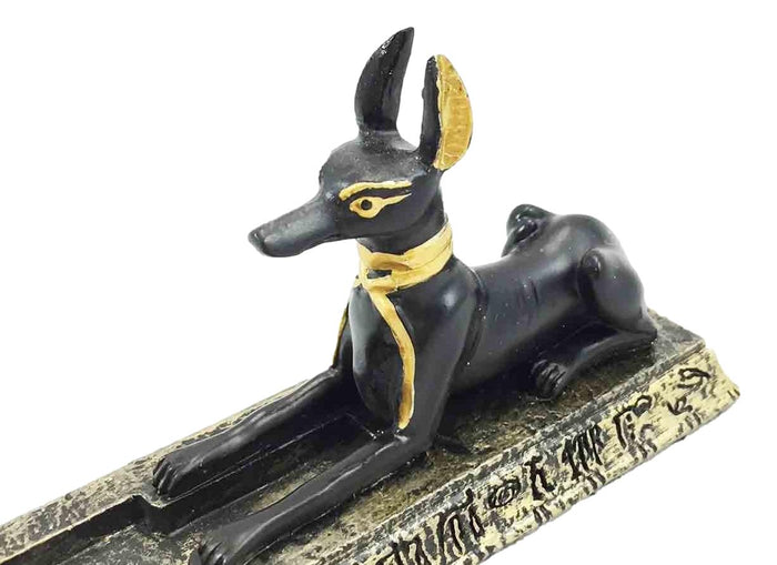 Ebros Gift Ebros Egyptian Anubis Dog Jackal Deity Mummification Incense Burner Figurine