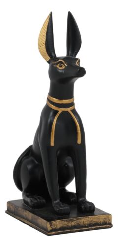 Ebros Gift Ebros Egyptian Anubis Dog Statue 9"H God Of The Afterlife Embalming And Mummy