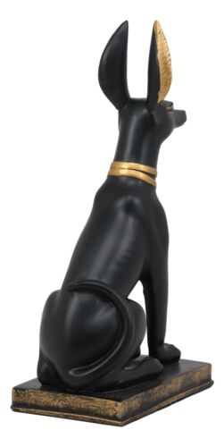 Ebros Gift Ebros Egyptian Anubis Dog Statue 9"H God Of The Afterlife Embalming And Mummy