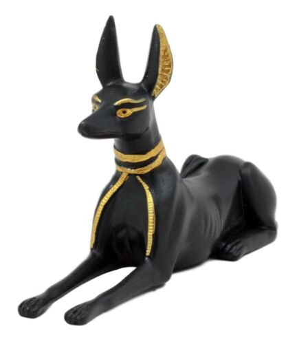 Ebros Gift Ebros Egyptian Classical God Anubis Jackal Dog Figurine 5.5"L Deity Of Afterlife