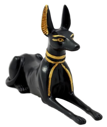 ebros gift Ebros Egyptian Classical God Anubis Jackal Dog Figurine 5.5"L Deity of Afterlife