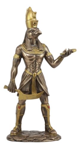 Ebros Gift Ebros Egyptian Falcon Horus Statue God Of War Protection & Sky Heru Ra Figurine