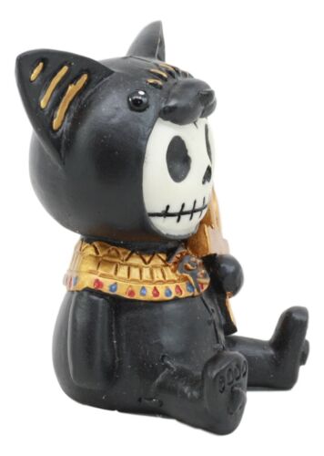 Ebros Gift Ebros Egyptian Furrybones Feline Cat Goddess Bastet Holding Ankh Figurine Small 2.75 Inch Tall