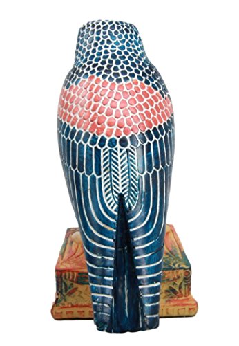 Ebros Gift Ebros Egyptian God Horus Falcon On Pedestal Statue 6.25"Tall Figurine