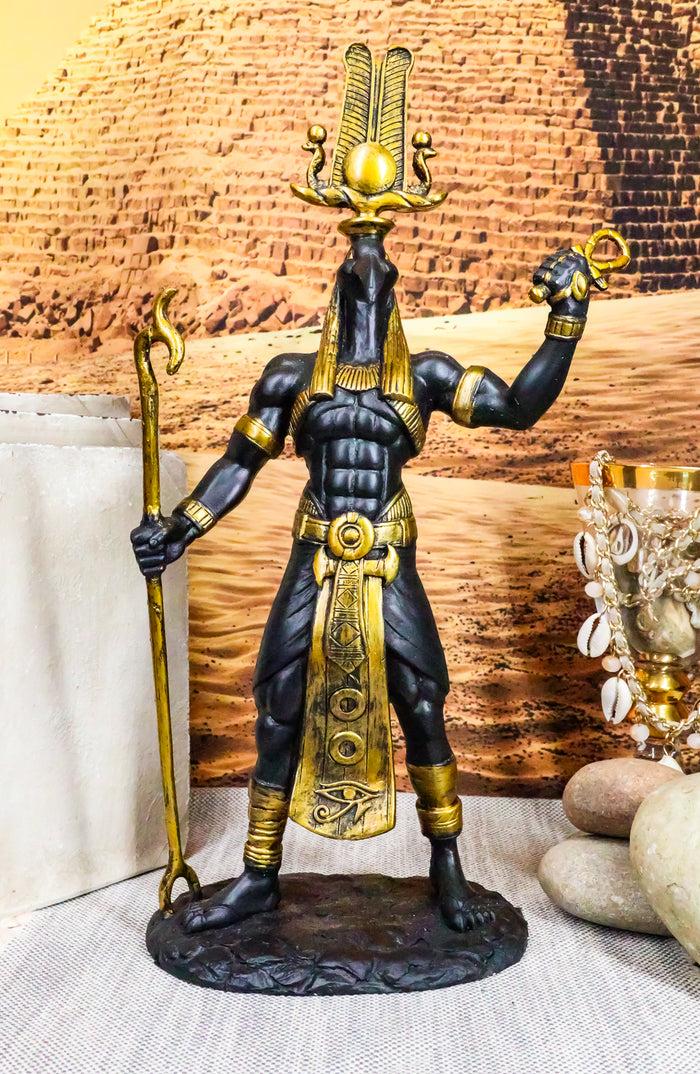 ebros gift Ebros Egyptian God Ibis Headed Thoth Holding Was& Ankh Patron Of Knowledge
